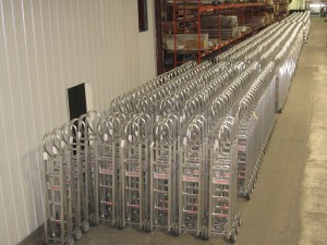 Large Section of Aluminum and Steel Hand Trucks