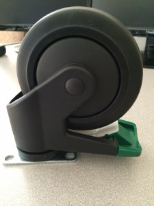 Solid Nylon Directional Lock Caster